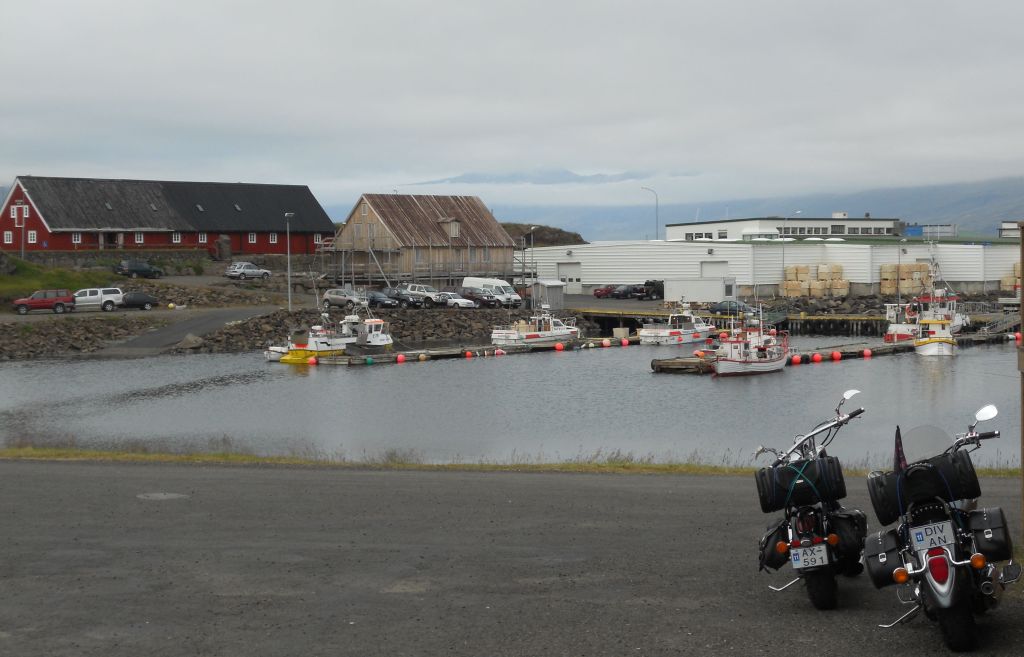 Brynja_Bikes and old fishingtown in southeast of Iceland