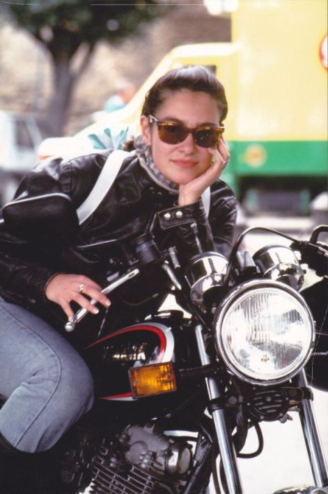 Women Who Ride: Italian motorcyclist Marina Cianferoni in 1992, during her first trip alone through Tuscany